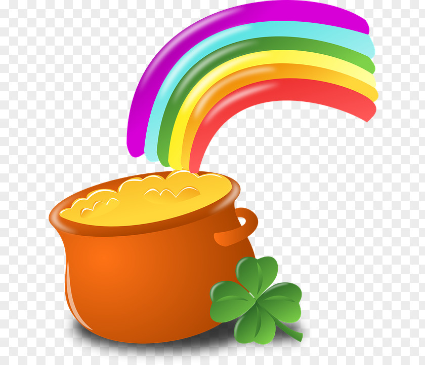 Rainbow Ireland Saint Patricks Day Favicon Clip Art PNG