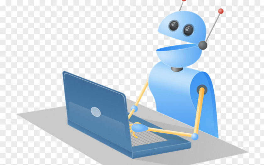 Robot Chatbot Desk Computer PNG