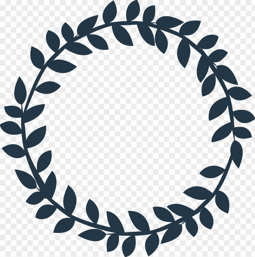 Vector Leaves Wreath Baseball Circle Cdr Clip Art PNG