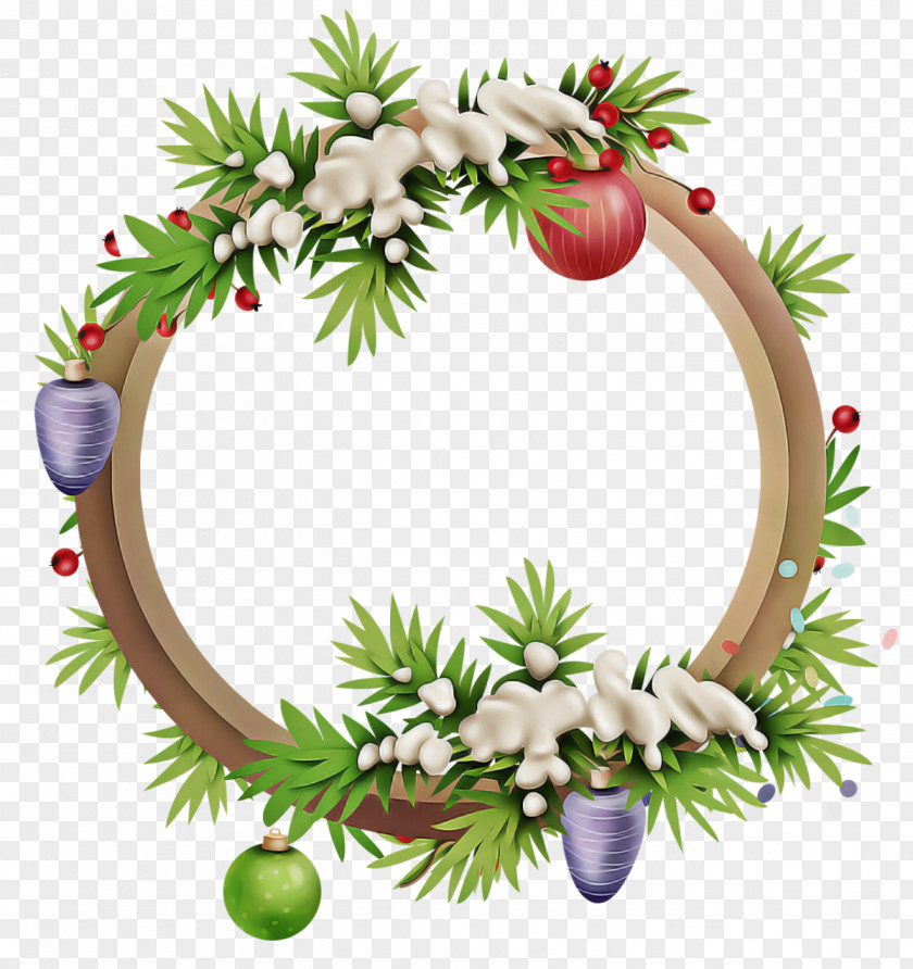 Christmas Frame Border Decor PNG