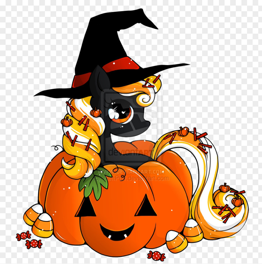 Halloween Jack-o'-lantern Pony Clip Art Pumpkin PNG