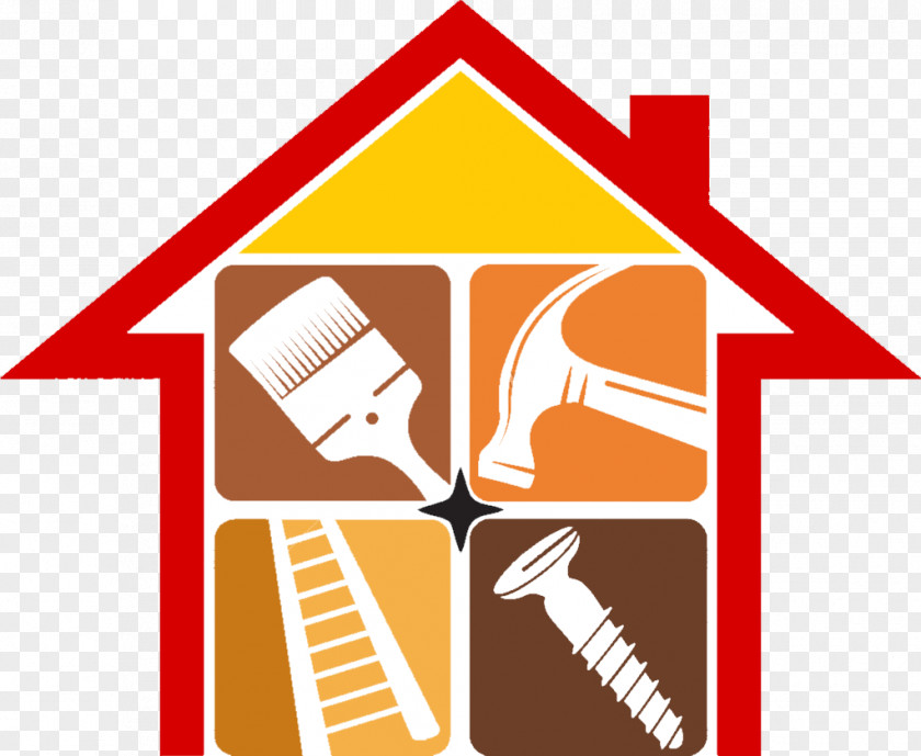 Home Appliances Repair Renovation Improvement Logo PNG