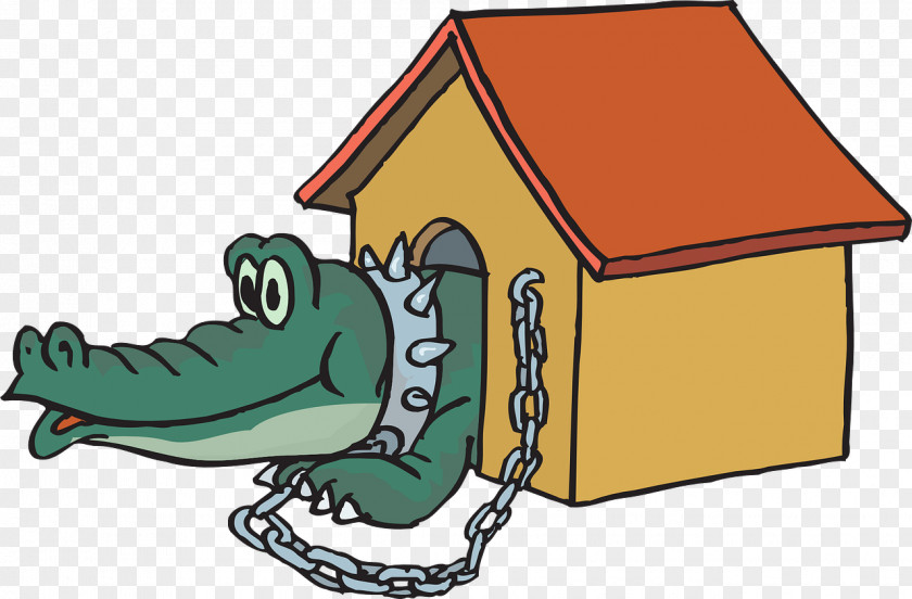 Pet Crocodile Snoopy Alligator Doghouse Clip Art PNG