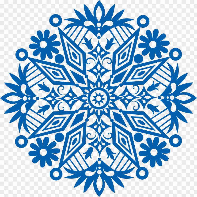 Snowflake Pattern PNG