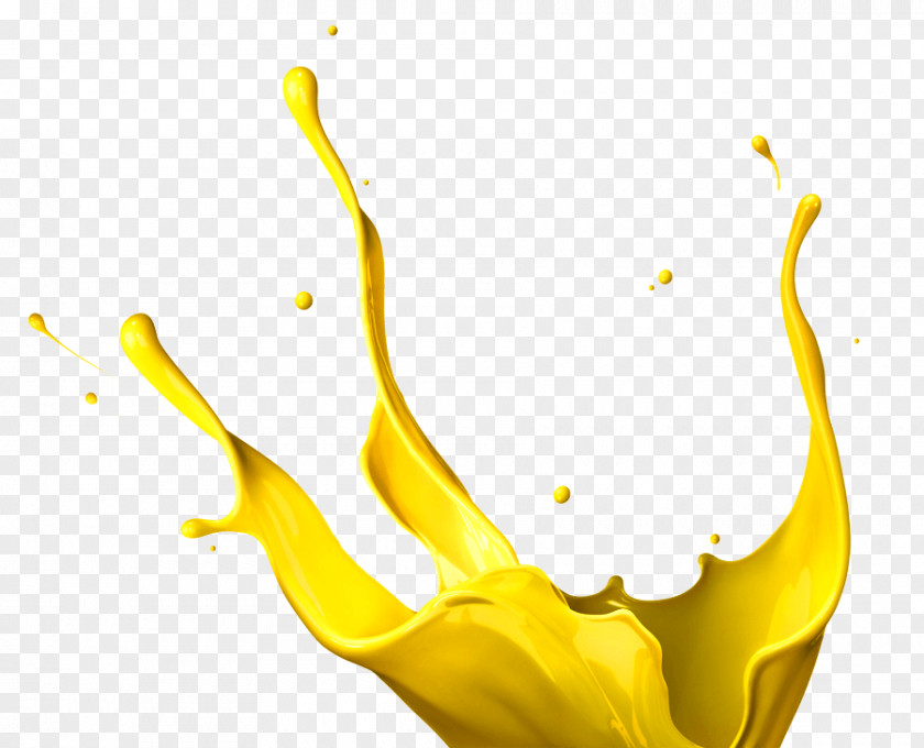 Yellow Paint Splatter PNG Splatter, yellow liquid splash illustration clipart PNG