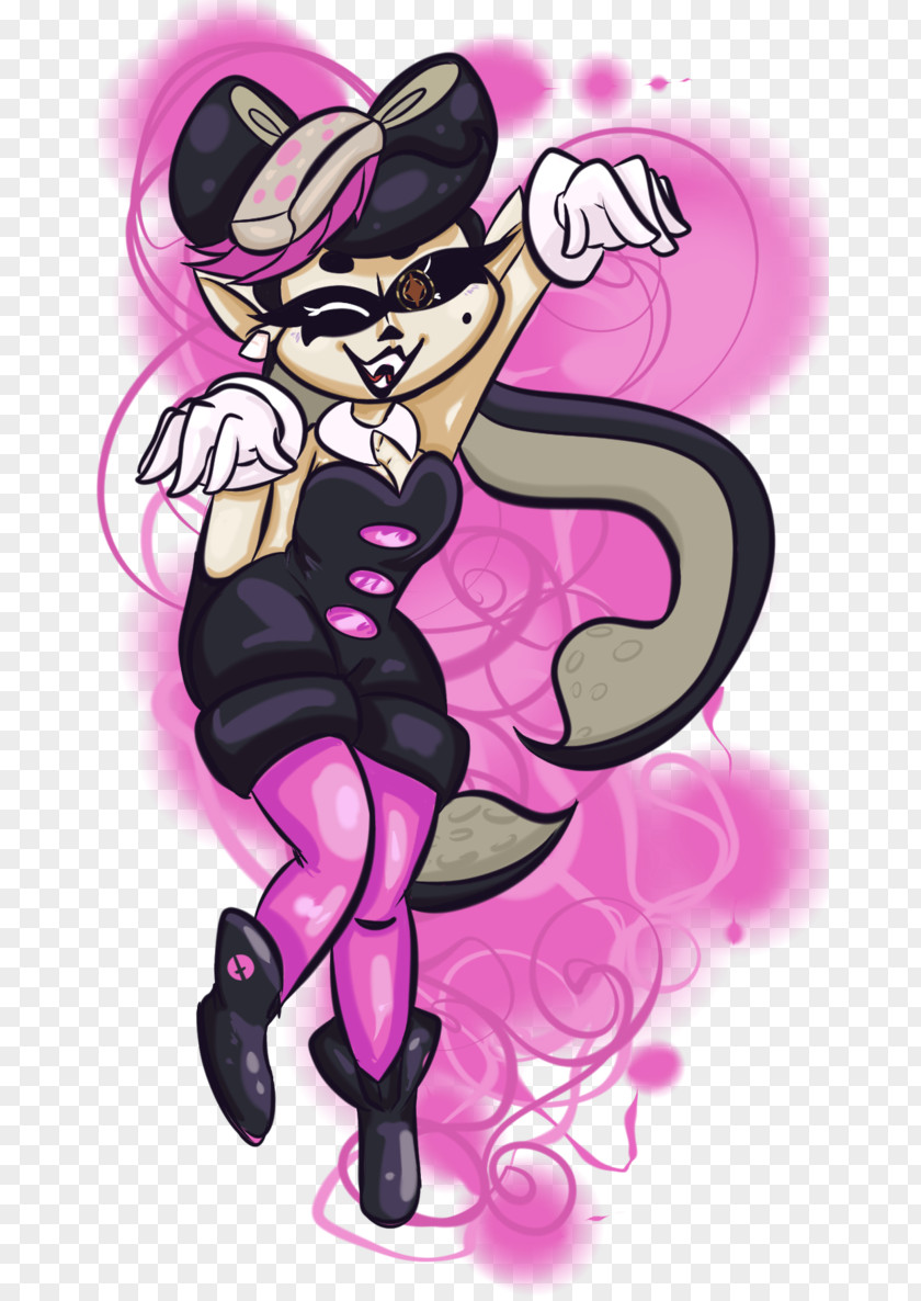 Cartoon Pink M Character Fiction PNG