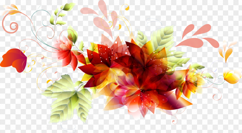 Colorful Leaves Holiday Graphic Design Flower Leaf PNG