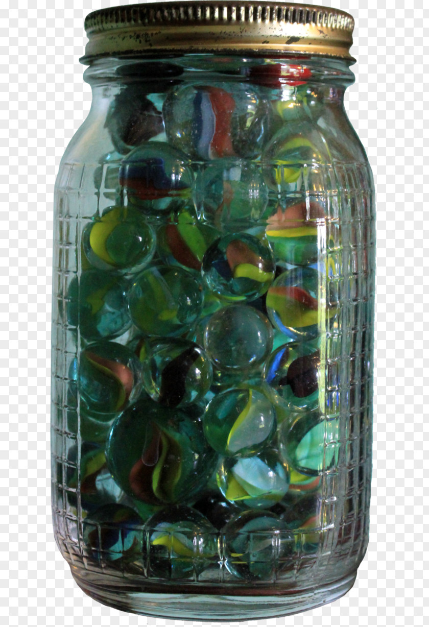Glass Jar Marble Image PNG