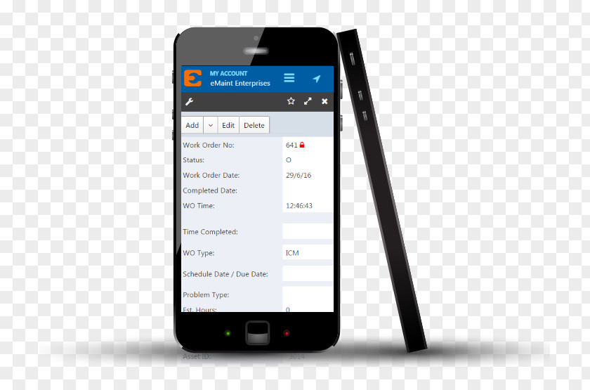 Maintenance Material Feature Phone Smartphone Work Order Computerized Management System PNG