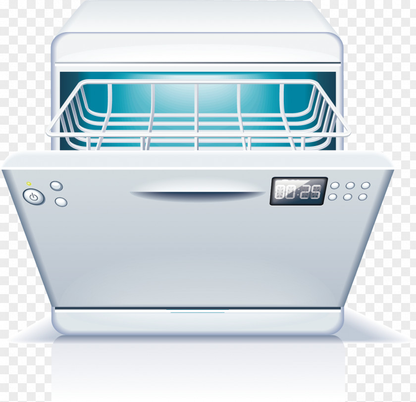 Refrigerator Decoration Vector Material Home Appliance Dishwasher PNG