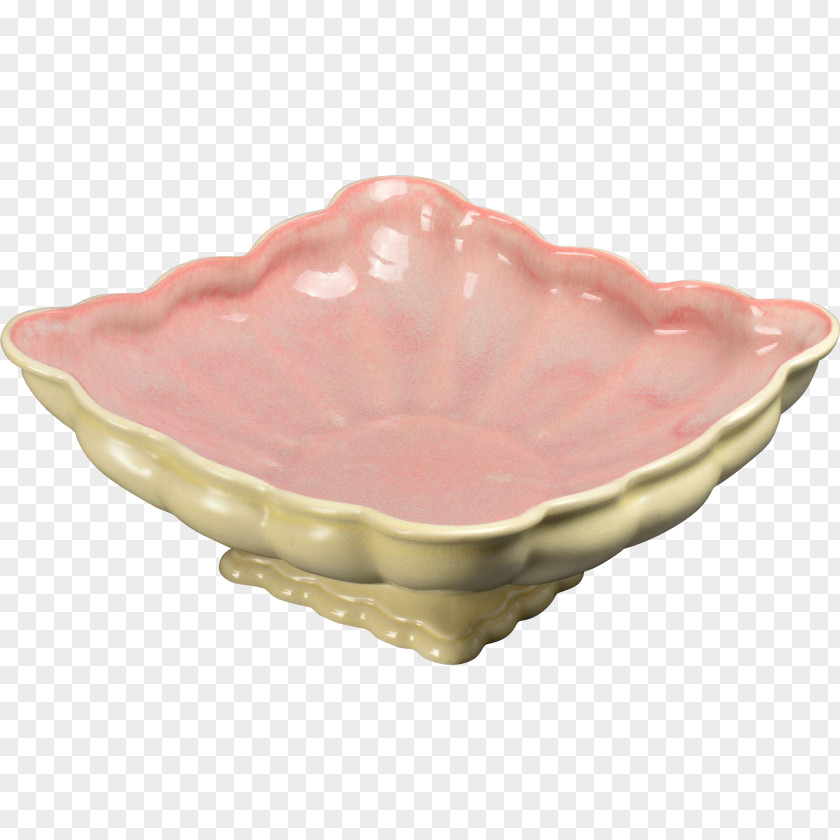 Ceramic Platter Bowl Tableware Pink M PNG
