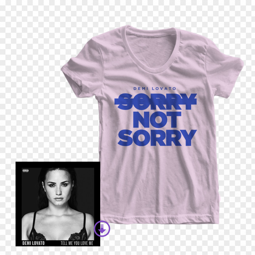 Digital Products Album Demi Lovato T-shirt Tell Me You Love World Tour The Neon Lights Hoodie PNG