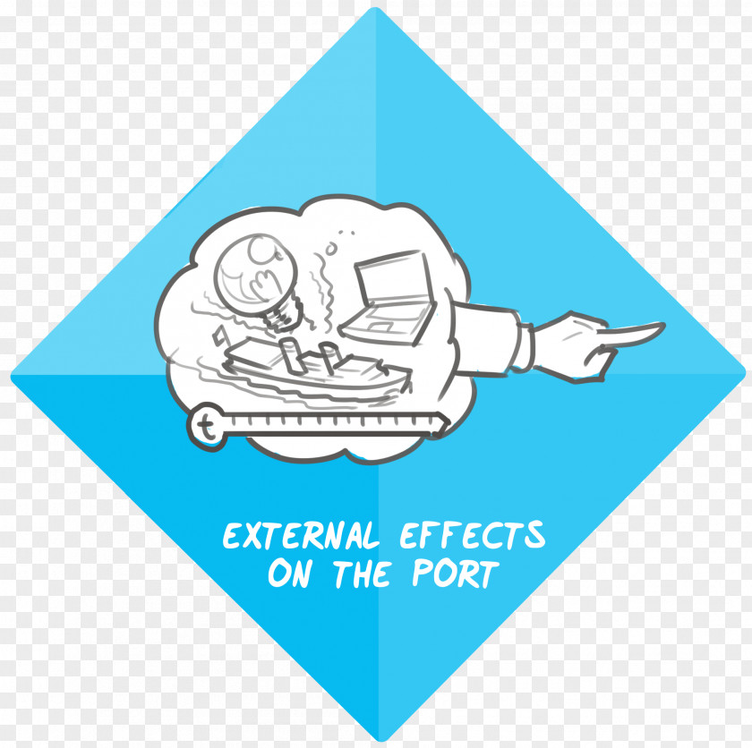 Divergent Effect Smart Port Infrastructure Innovation Investment Research PNG