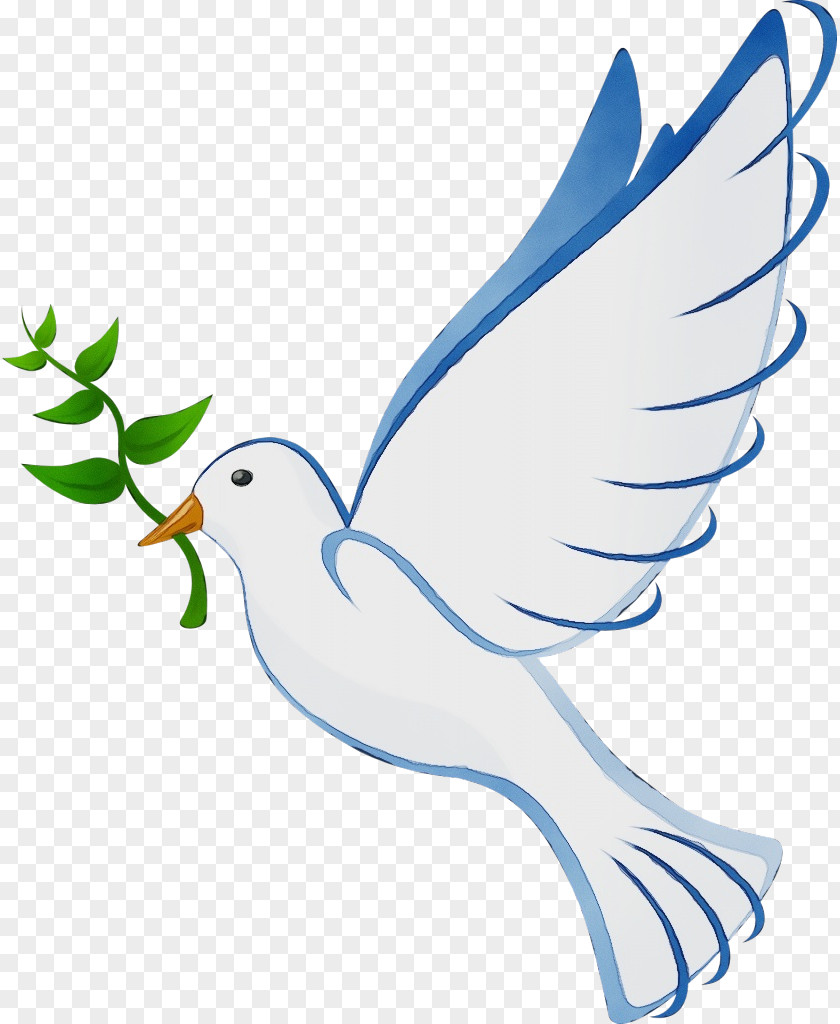 Peace Line Art Feather PNG