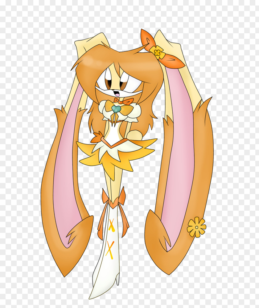 Sonic The Hedgehog Cream Rabbit Pretty Cure PNG