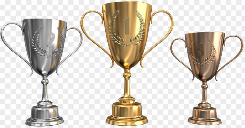 Trophy Temporary Picture Silver Gold PNG