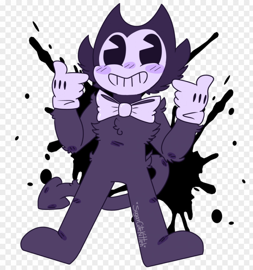 I Am Alive Bendy And The Ink Machine Drawing Fan Art PNG