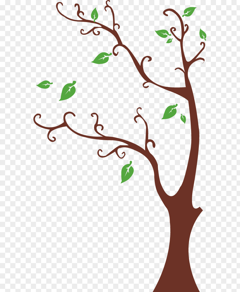 Illustration Tree Picture Frame Sticker Decal Wall PNG