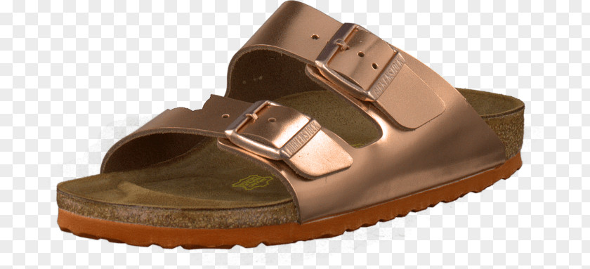 Metallic Copper Slipper Leather Birkenstock Shoe Sandal PNG