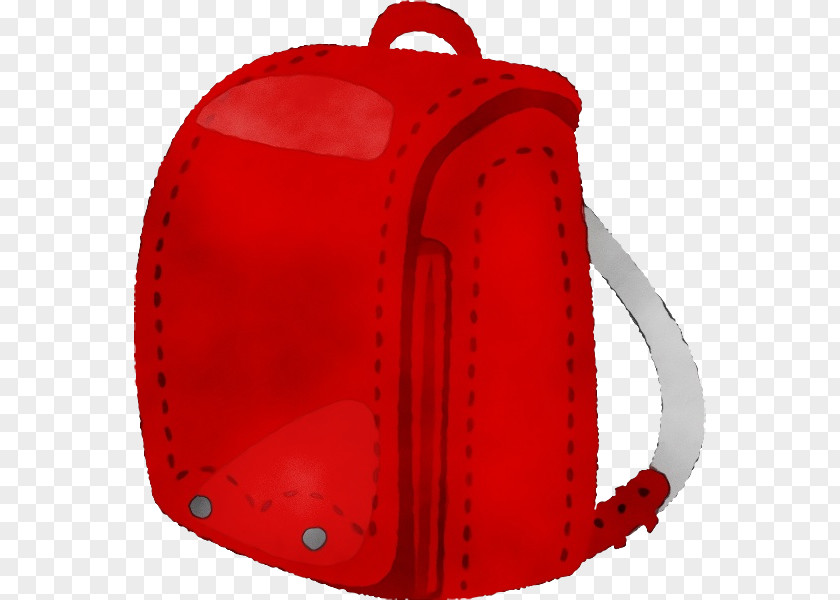 Red Backpack Bag PNG