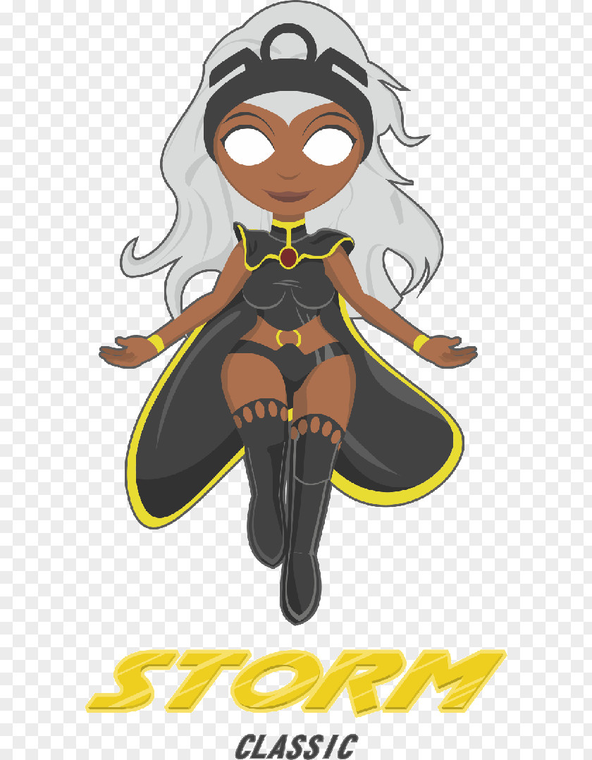 Storm Marvel Black Hair Legendary Creature Clip Art PNG