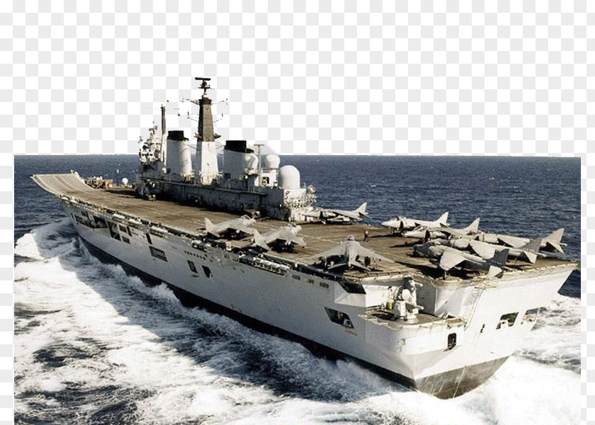 The Sea Of ​​the Aircraft Carrier HMS Invincible Invincible-class Illustrious Royal Navy PNG