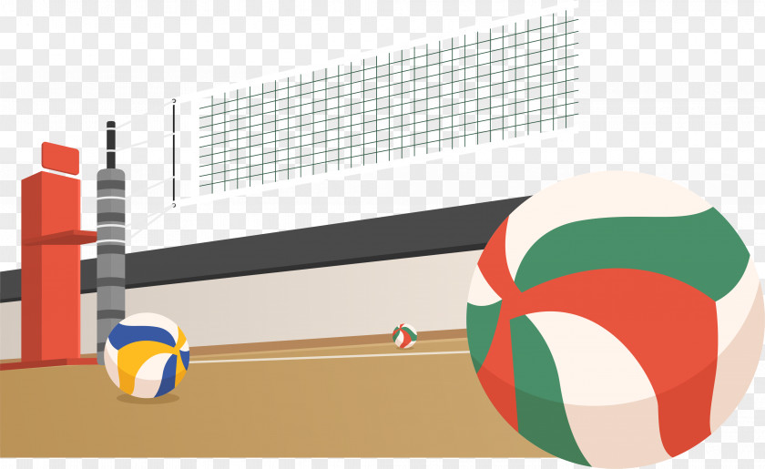 Volleyball Field Beach Sport PNG