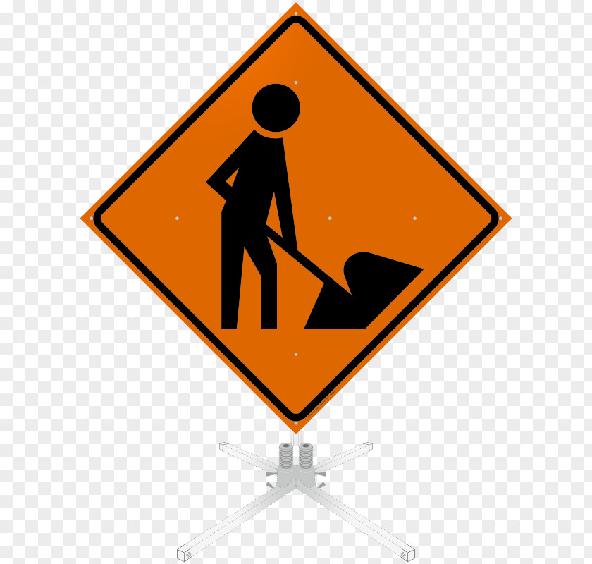Road Traffic Sign Architectural Engineering Roadworks Construction Worker PNG