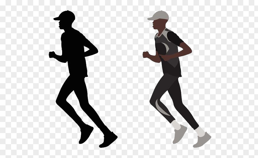 A Man In Hat Marathon Royalty-free Illustration PNG