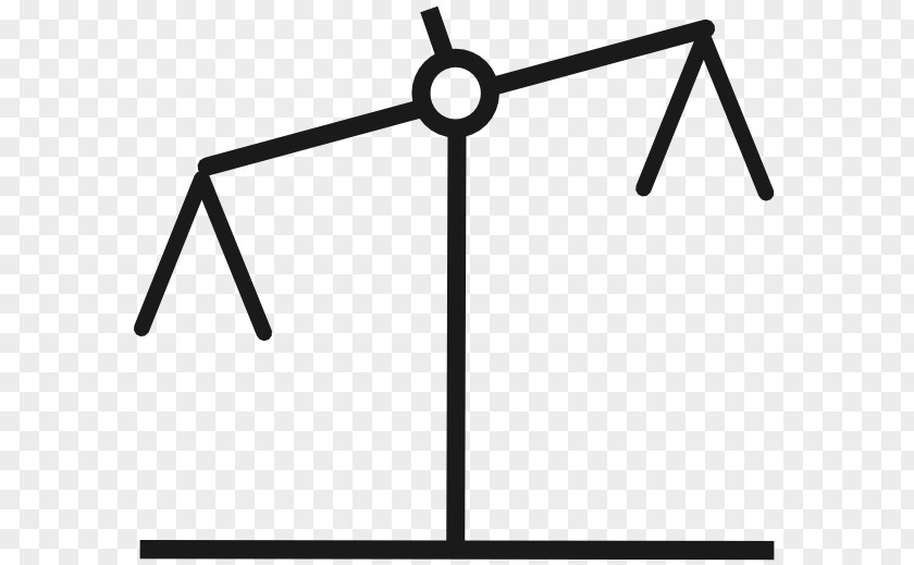 Balance Scales Measuring Unbalanced Line Clip Art PNG