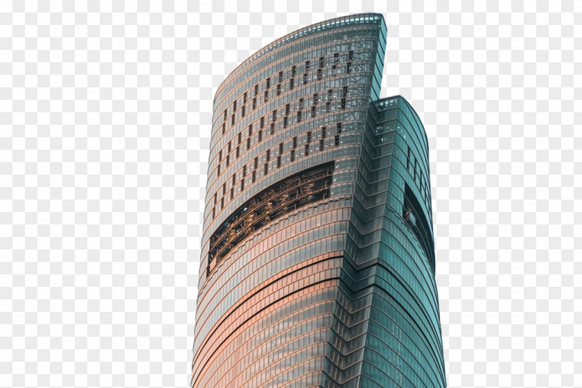 Commercial Building Cylinder Architecture Tower Skyscraper Facade PNG