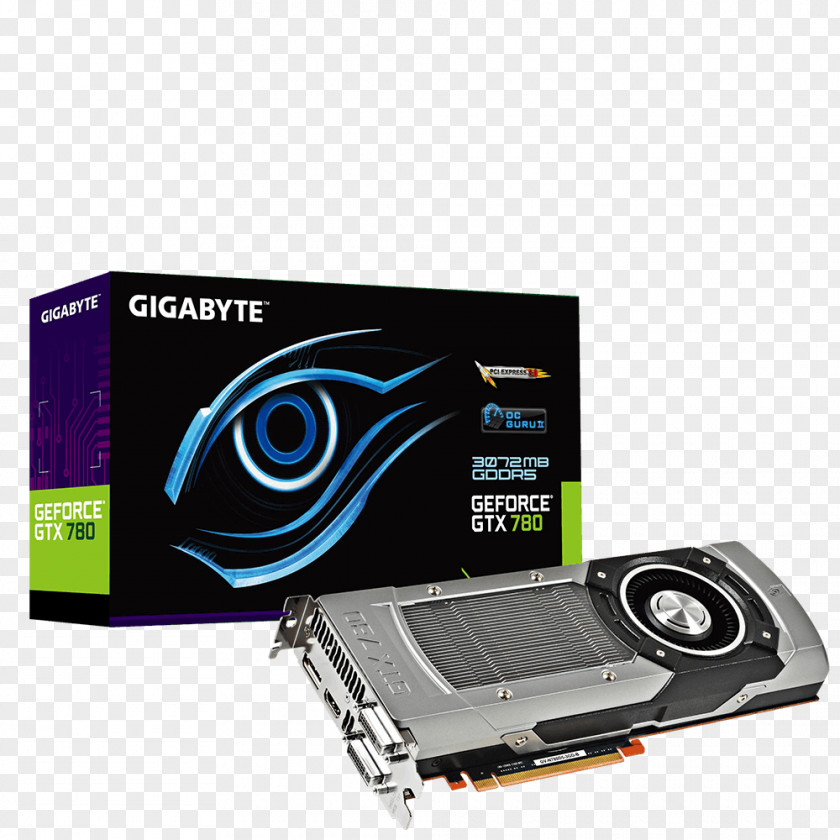 Gddr5 Sdram Graphics Cards & Video Adapters Gigabyte Technology NVIDIA GeForce GTX 780 GDDR5 SDRAM PNG