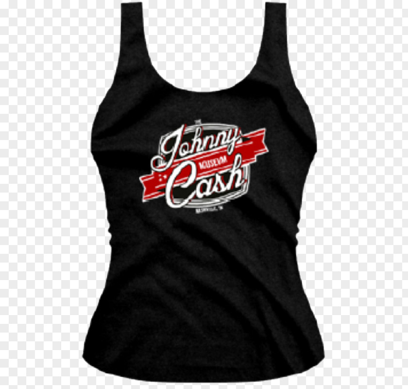 Johnny Cash T-shirt Gilets Sleeveless Shirt Coffee PNG