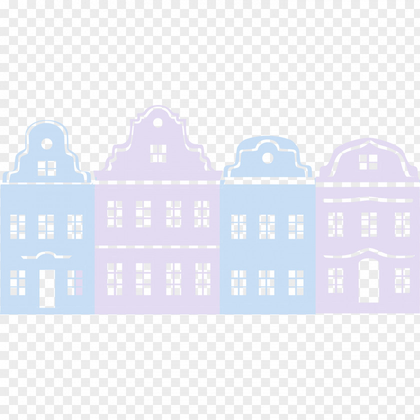England Silhouette Roadside Buildings White Pattern PNG
