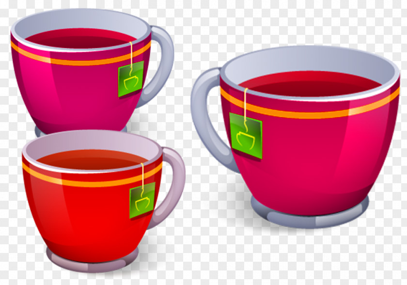 Instant Tea Cup Purple Green Coffee Turkish PNG