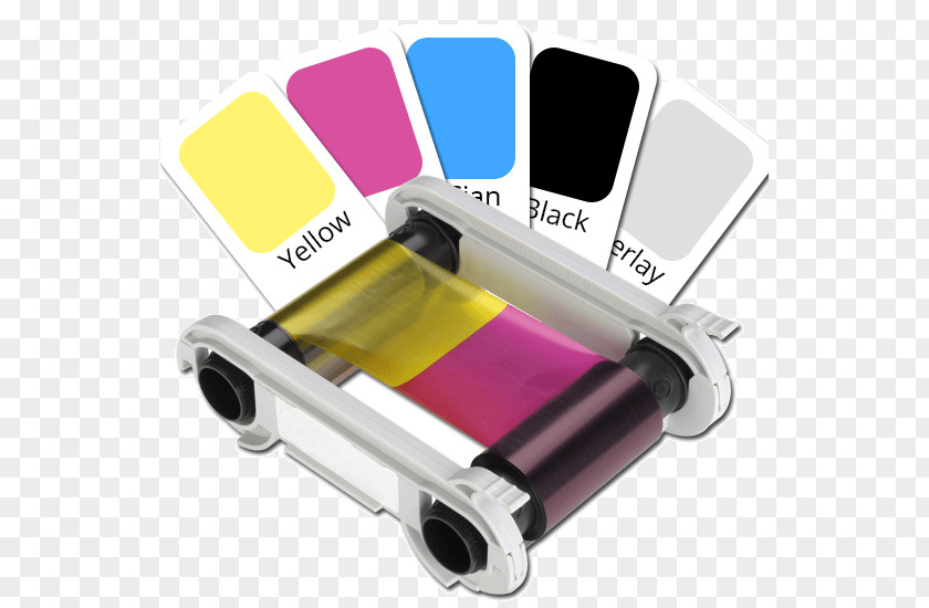 Ribbon Color Printing Evolis PNG