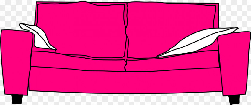 Background Cartoon Animated Couch Pillow Clip Art Chair Bed PNG