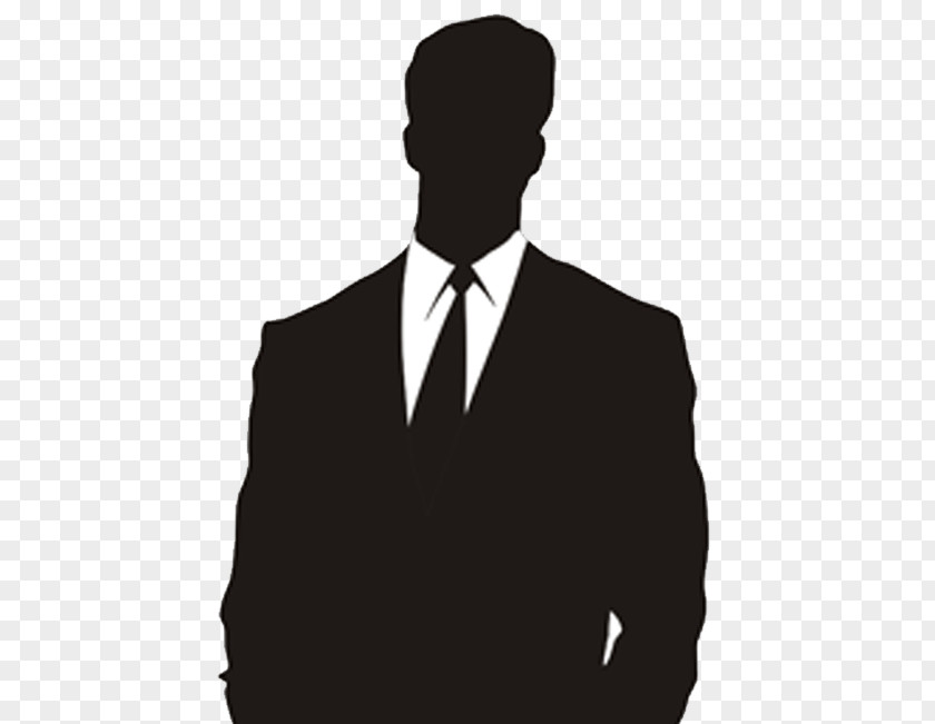 Mystery Man Businessperson Silhouette PNG
