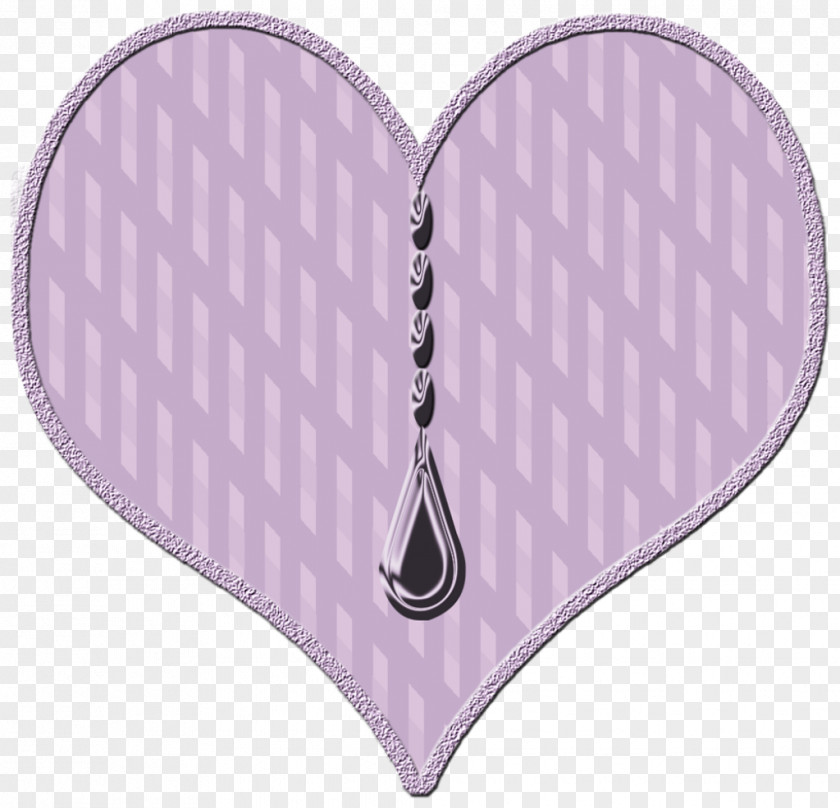 Pink M Heart PNG