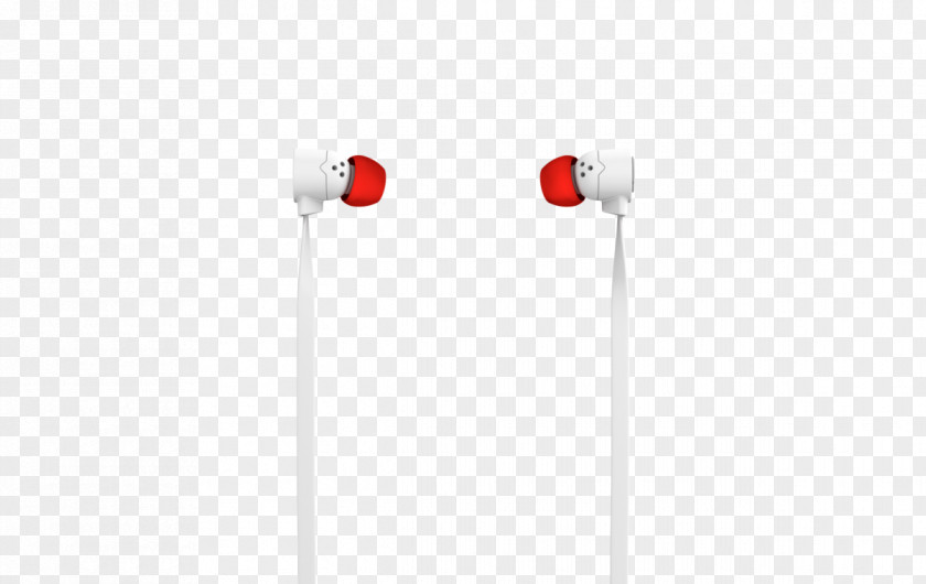 Red Headphones Audio PNG