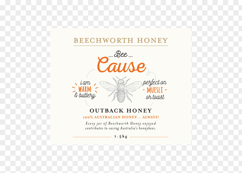 Bees And Honey Label Beechworth Toast Breakfast Muesli PNG