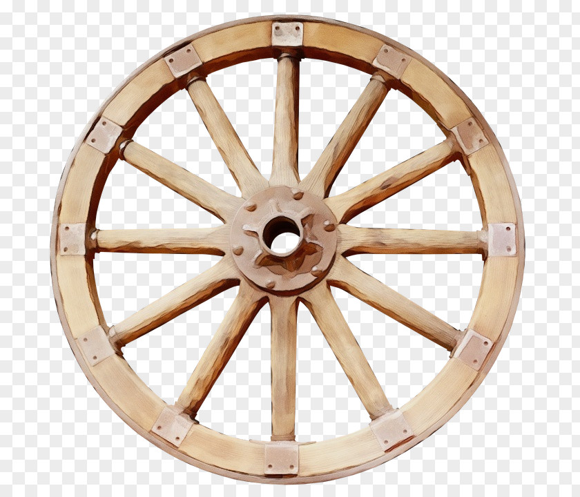 Bronze Tire Alloy Wheel Spoke Rim Auto Part PNG