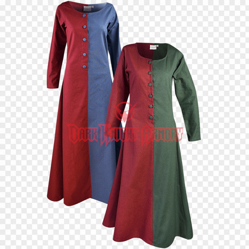 Design Fashion Maroon Dress PNG