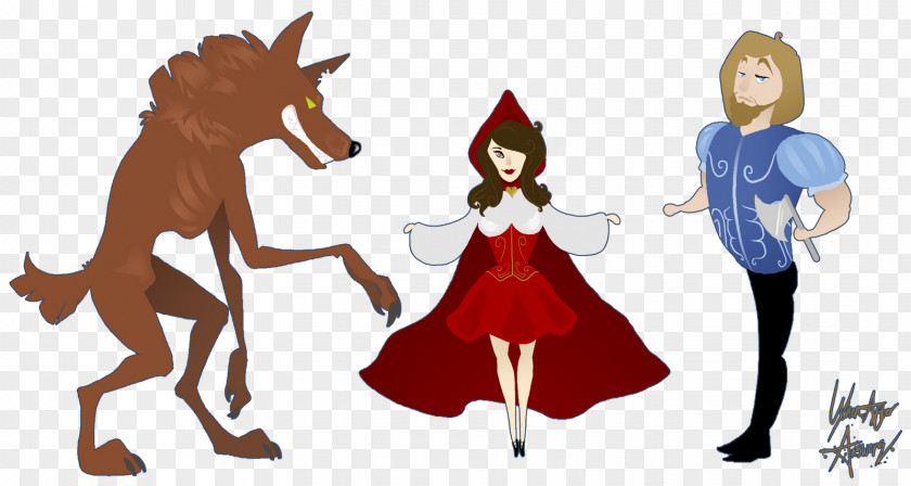 Fairy Tale Characters Little Red Riding Hood Character Model Sheet Concept Art PNG