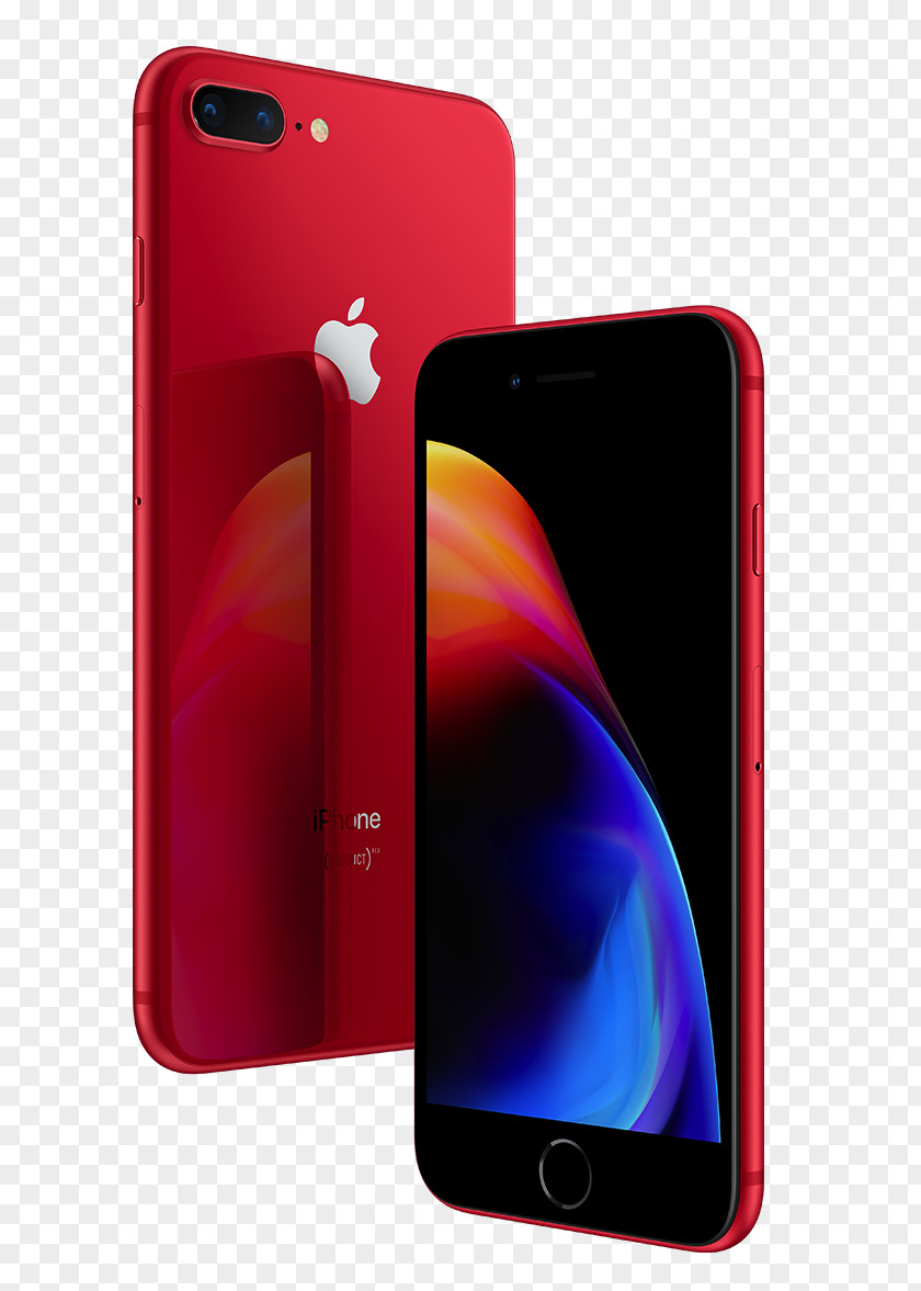 Red Iphone 8 Apple IPhone Plus X Smartphone Product PNG