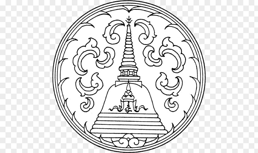 Seal Phra Pathommachedi Suphan Buri Province Seals Of The Provinces Thailand Stupa PNG