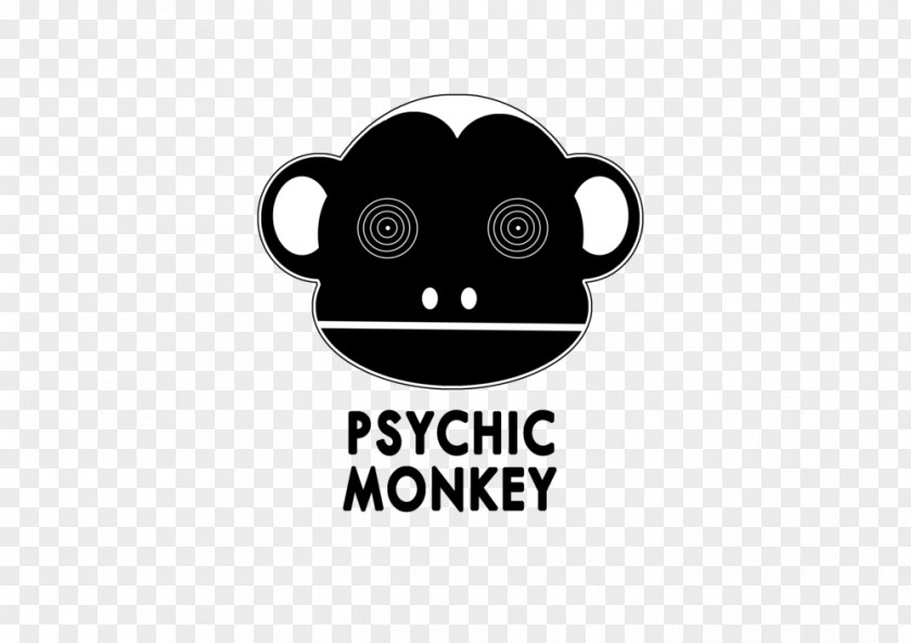 Black Monkey Logo Psychic Clip Art PNG