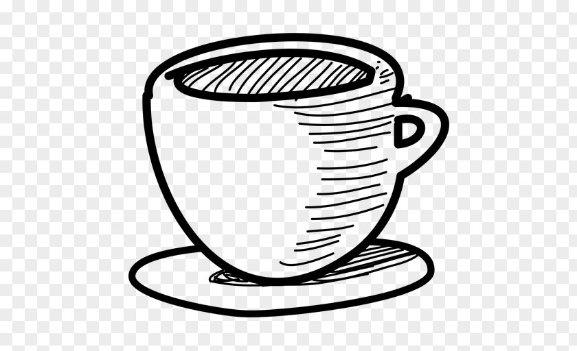Coffee Sketch Teacup Cup Mug PNG