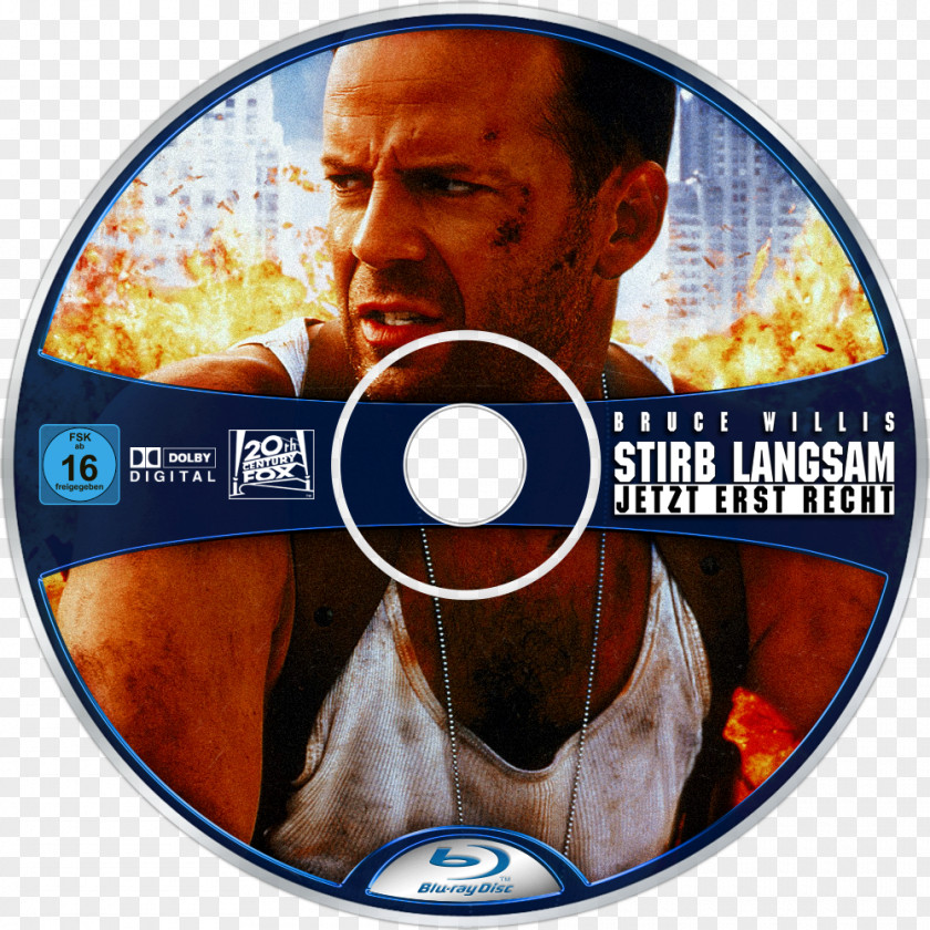 Die Hard Bruce Willis With A Vengeance John McClane Blu-ray Disc PNG