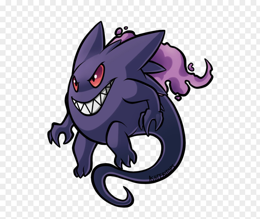 Pokémon X And Y Platinum Gengar Gastly PNG